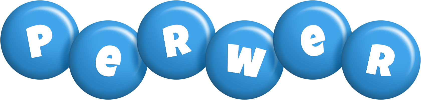 Perwer candy-blue logo