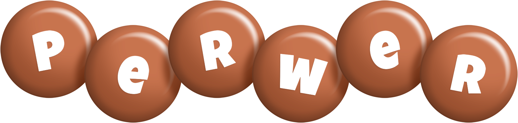 Perwer candy-brown logo