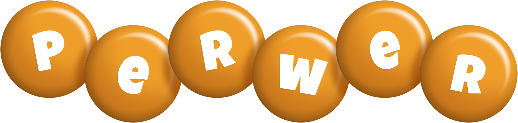Perwer candy-orange logo