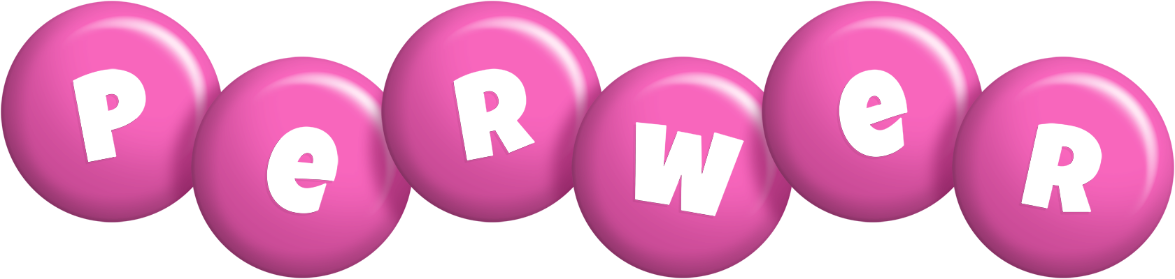 Perwer candy-pink logo