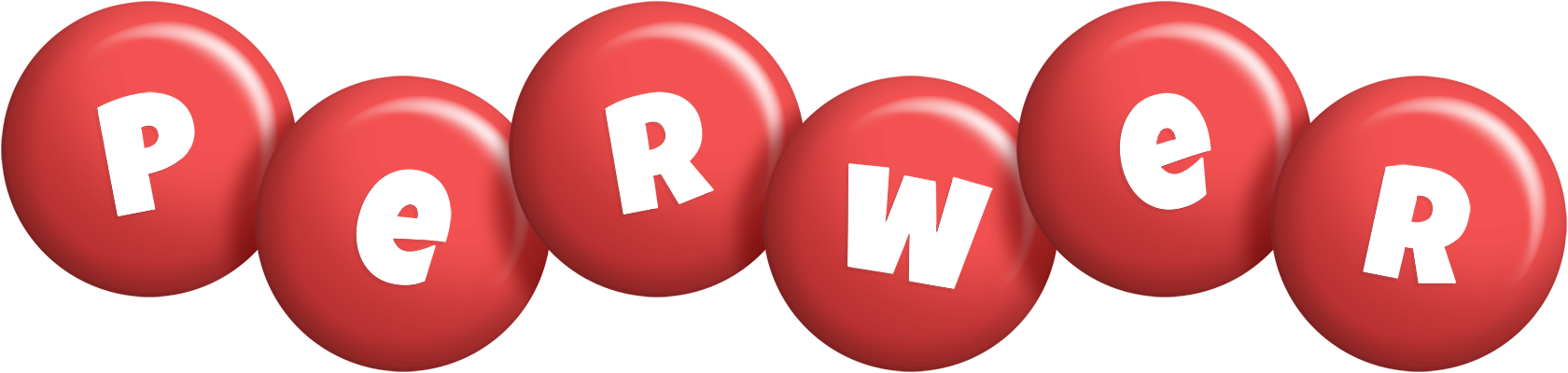 Perwer candy-red logo