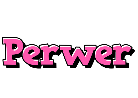 Perwer girlish logo