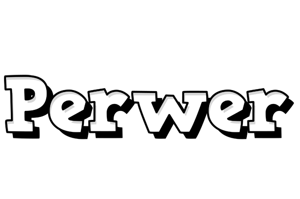 Perwer snowing logo