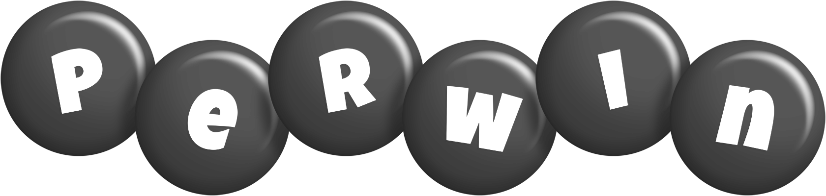 Perwin candy-black logo