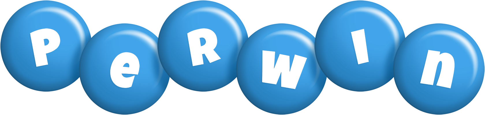 Perwin candy-blue logo