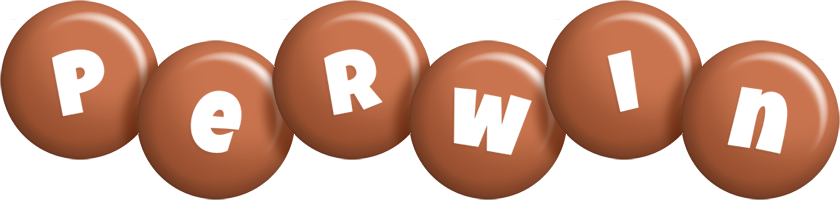 Perwin candy-brown logo