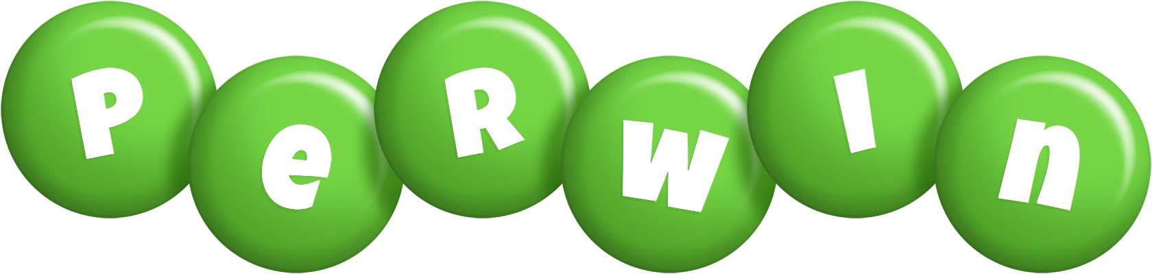 Perwin candy-green logo