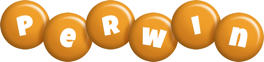 Perwin candy-orange logo