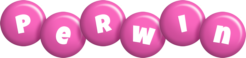 Perwin candy-pink logo