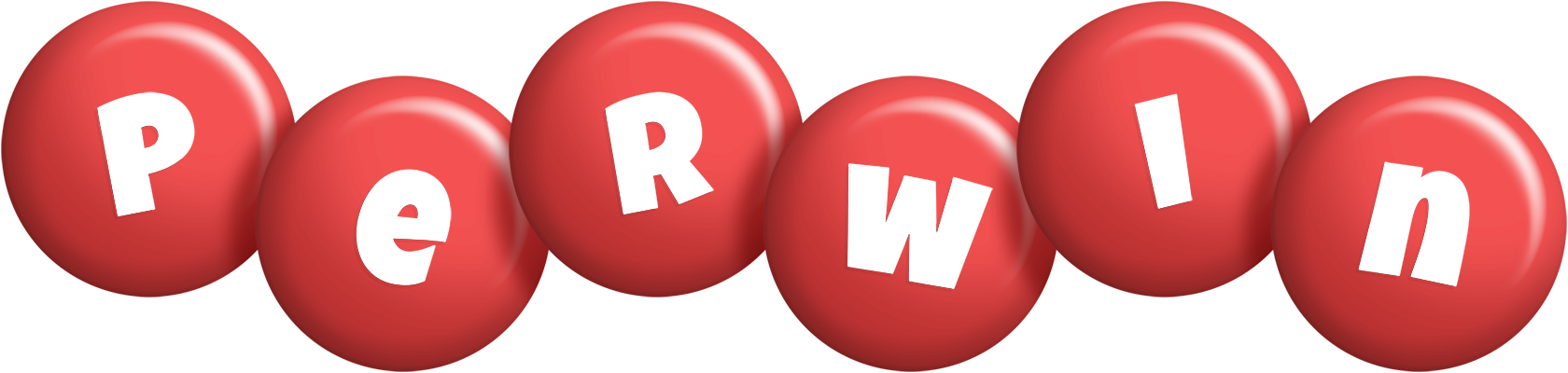 Perwin candy-red logo