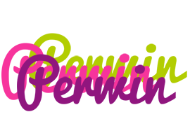 Perwin flowers logo