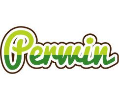 Perwin golfing logo