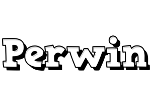 Perwin snowing logo