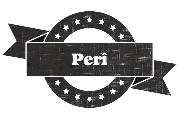 Perî grunge logo