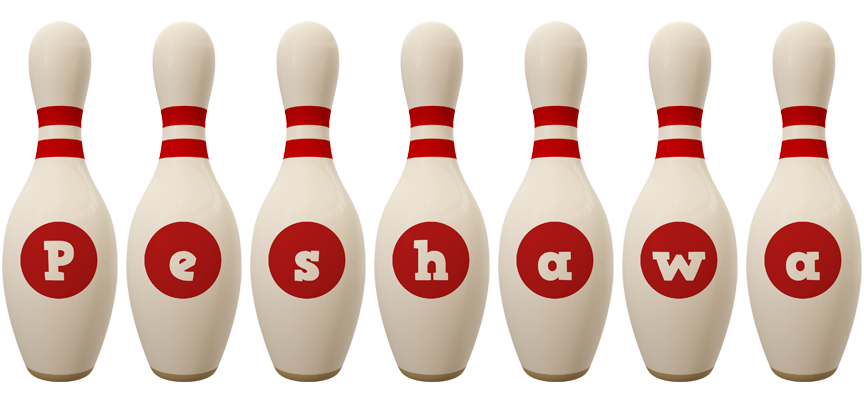 Peshawa bowling-pin logo