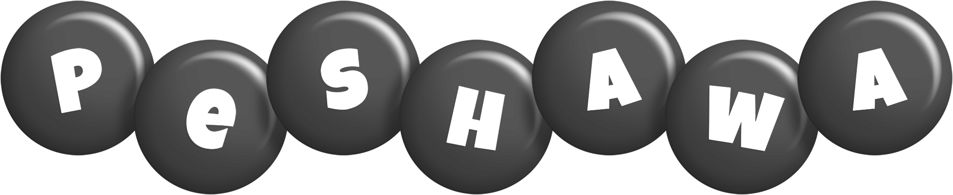 Peshawa candy-black logo