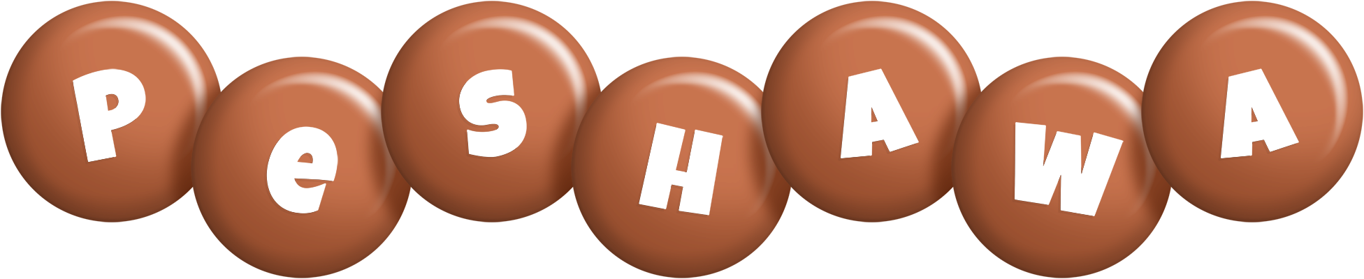 Peshawa candy-brown logo