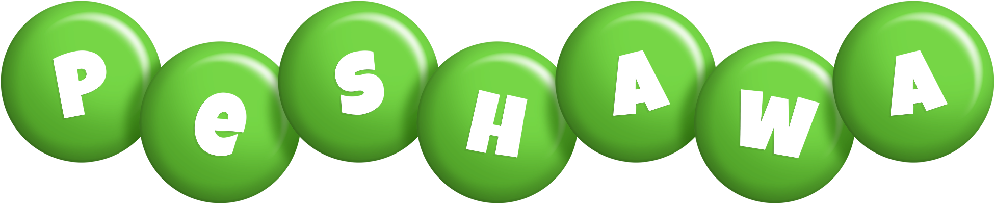 Peshawa candy-green logo