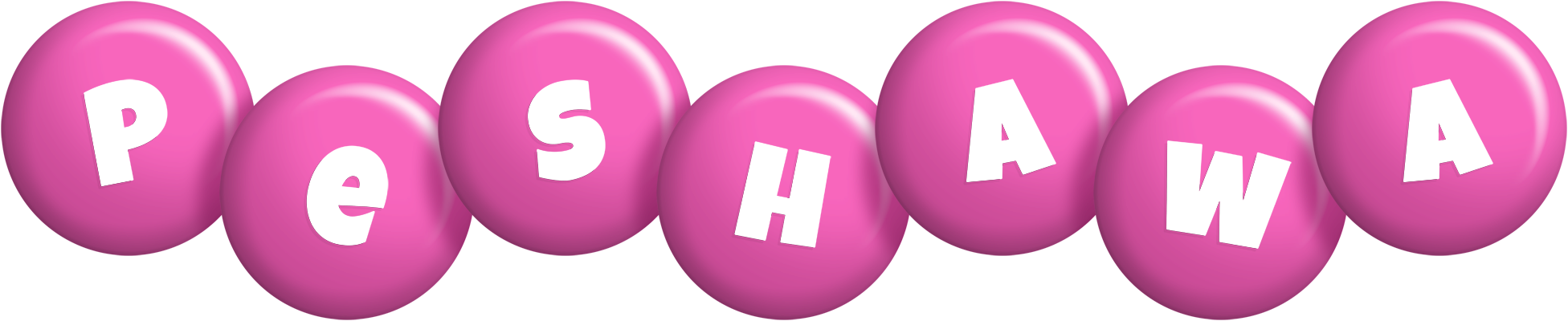Peshawa candy-pink logo