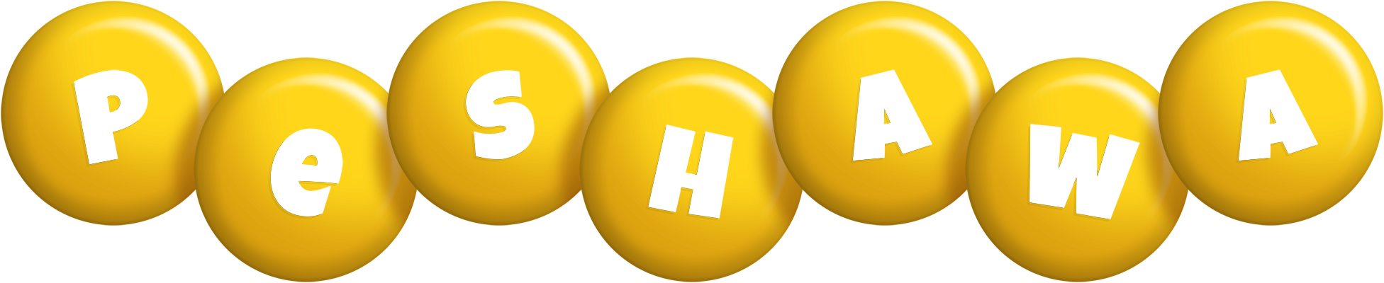 Peshawa candy-yellow logo