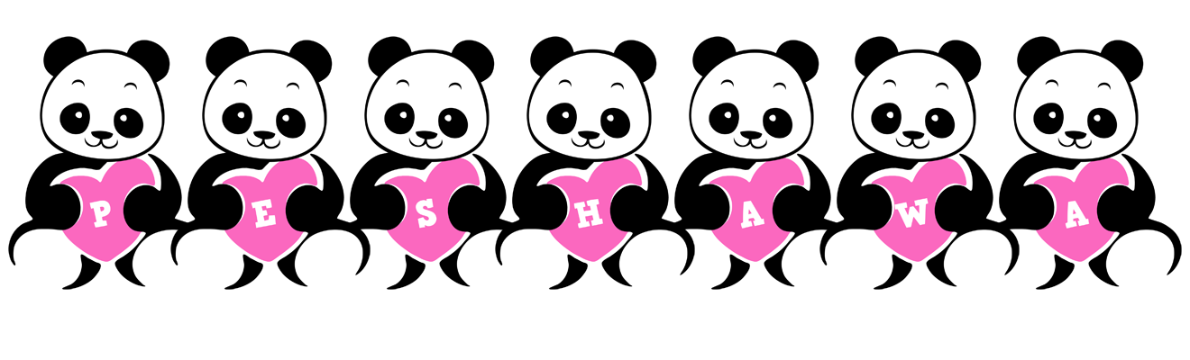 Peshawa love-panda logo