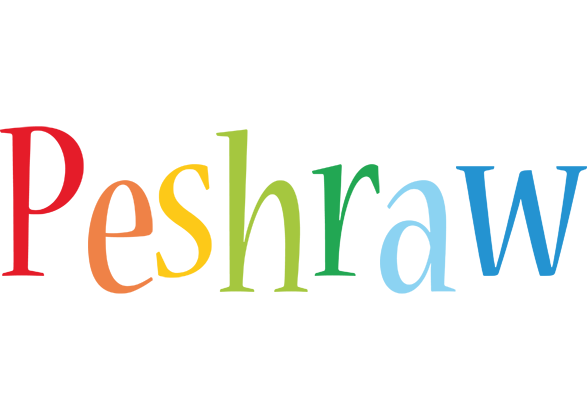 Peshraw birthday logo