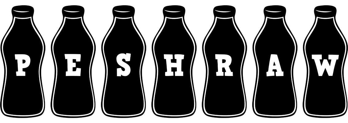 Peshraw bottle logo