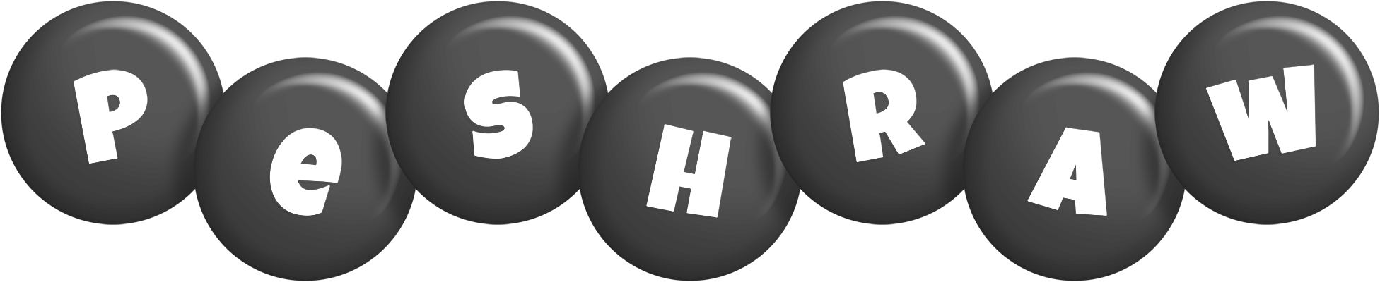 Peshraw candy-black logo