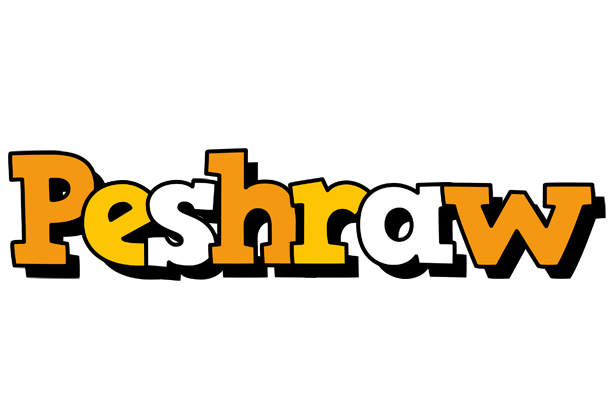 Peshraw cartoon logo