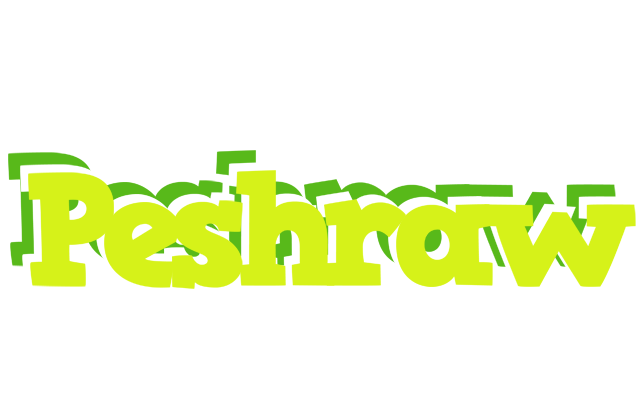 Peshraw citrus logo