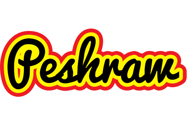 Peshraw flaming logo