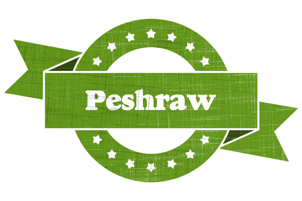 Peshraw natural logo