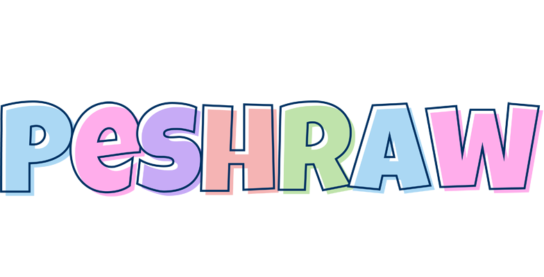 Peshraw pastel logo