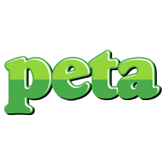 Peta apple logo