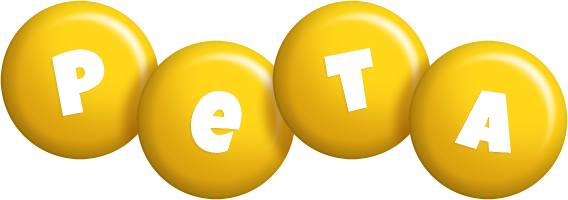 Peta candy-yellow logo