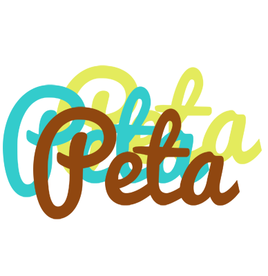 Peta cupcake logo