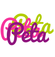 Peta flowers logo