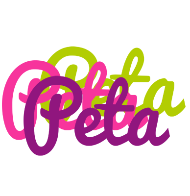 Peta flowers logo
