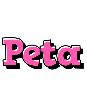 Peta girlish logo