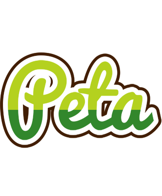 Peta golfing logo