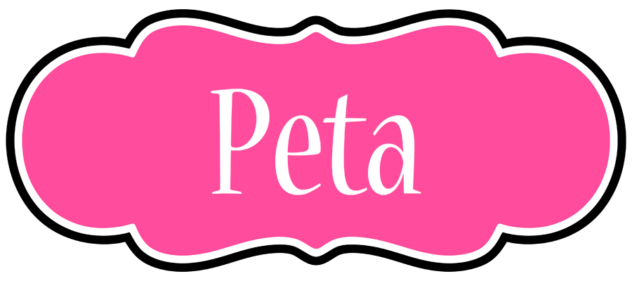 Peta invitation logo