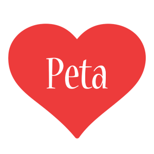 Peta love logo