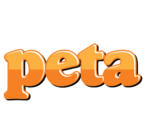 Peta orange logo