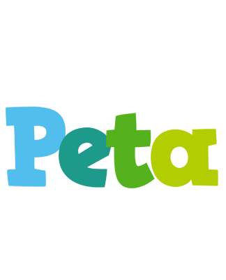 Peta rainbows logo