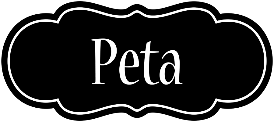 Peta welcome logo
