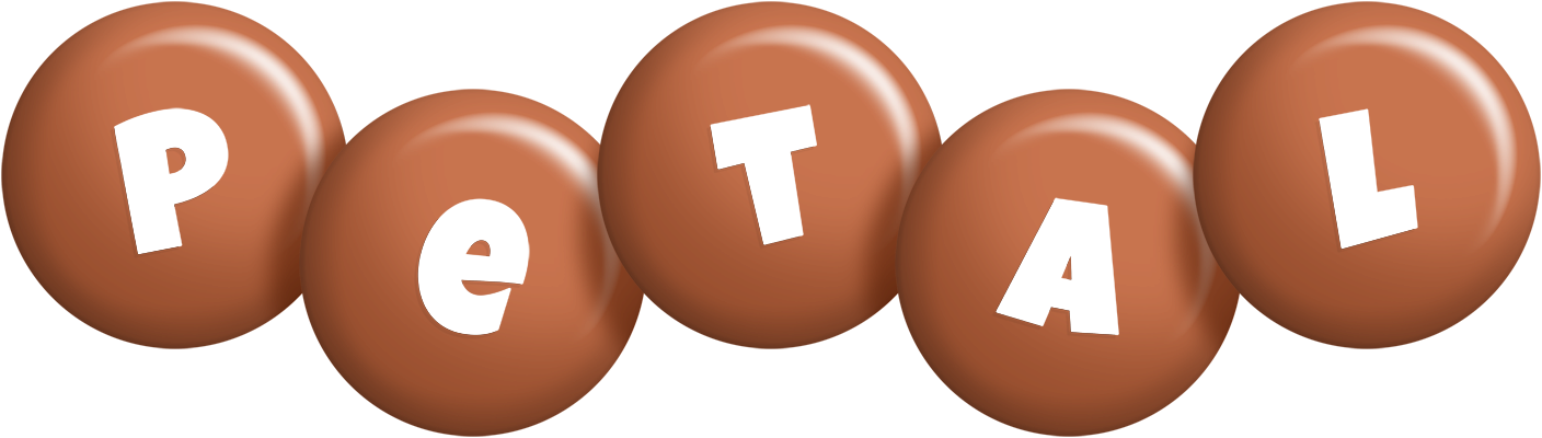 Petal candy-brown logo