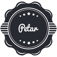 Petar badge logo