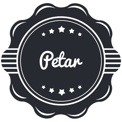 Petar badge logo