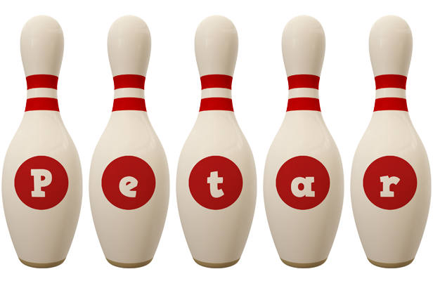Petar bowling-pin logo