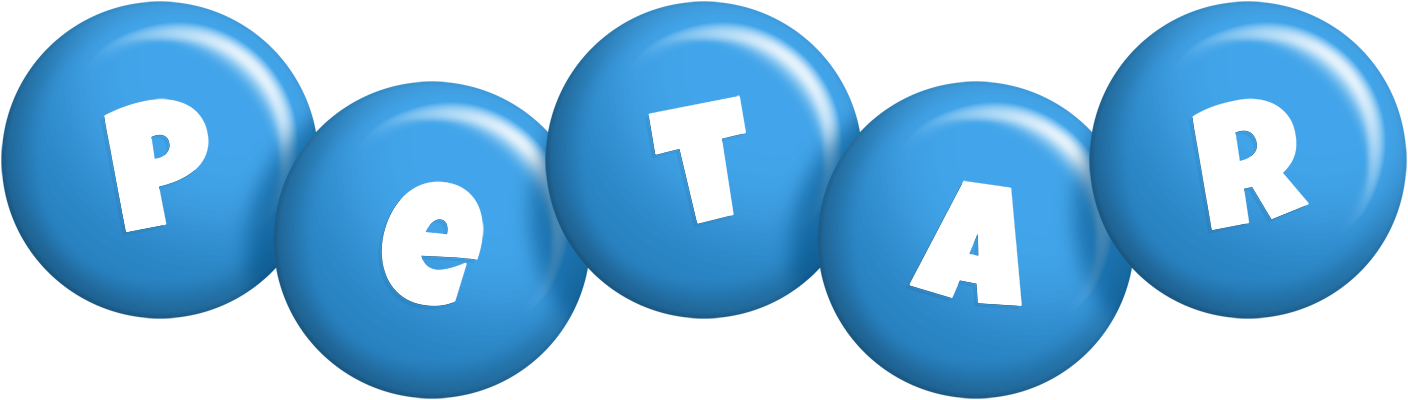 Petar candy-blue logo